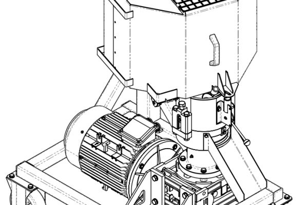 Pellet Mill - CAD Drawing